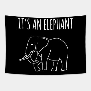 It's An Elephant Biden 2020 Anti Trump Political Humor Tapestry