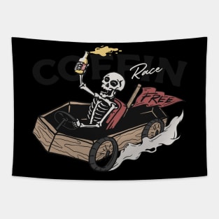 Coffin Race Tapestry