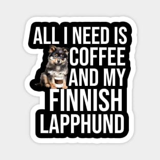 Finnish Lapphund And Coffee Magnet