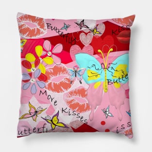 Butterflies and Kisses Pillow