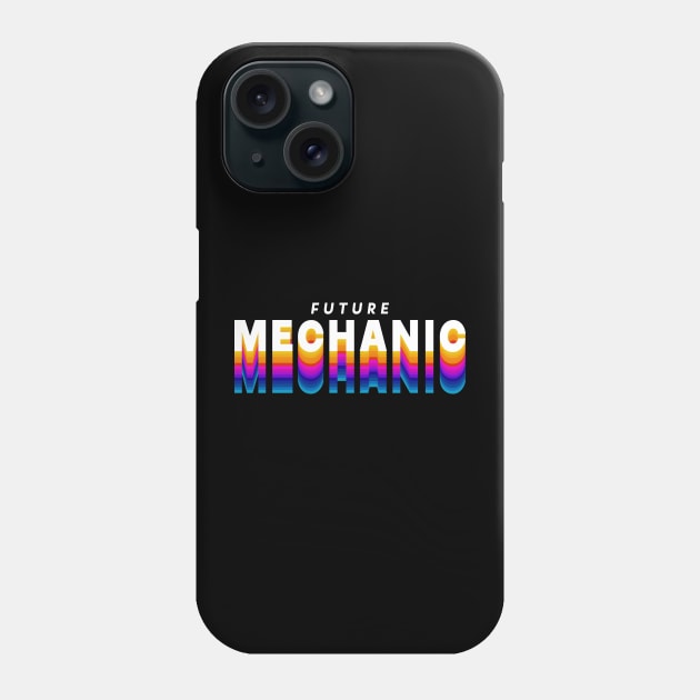 future mechanic in gradient color Phone Case by rsclvisual