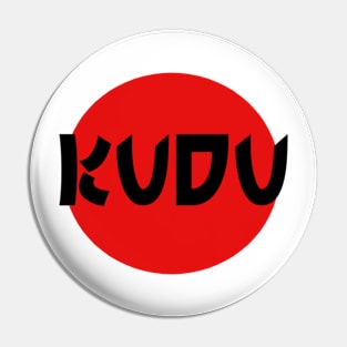 Kudu Japan Text Pin