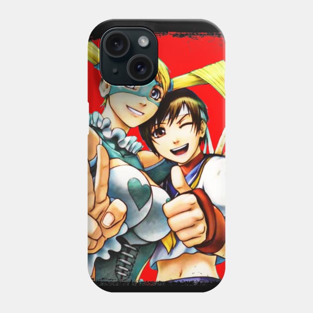 Street Fighter R. Mika and Sakura K. V3 Phone Case by Tedbear13