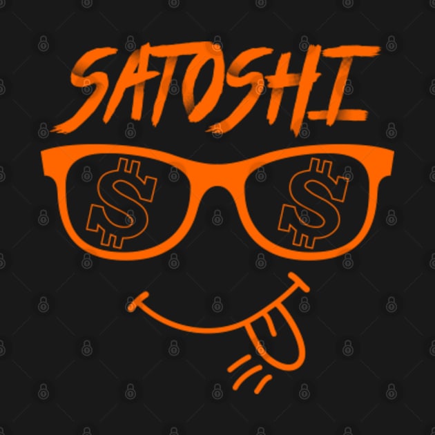 Satoshi Orange Smile Face by GreenCraft