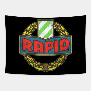 Rapid Vienna/Wien, Austria - Vintage Look Design Tapestry