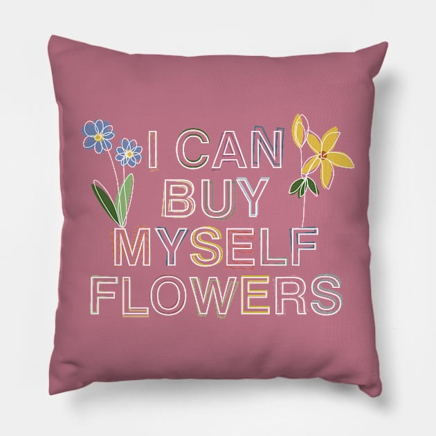 Flowers Pillow by Nagorniak