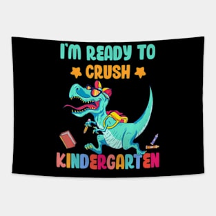 Back To School For Kids Im Ready To Crush Kindergarten Tapestry