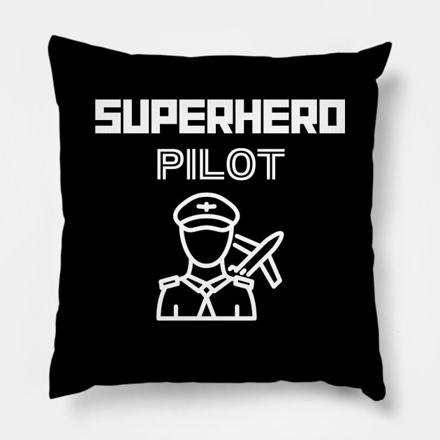 Superhero Pilot Pillow by MyUniqueTee