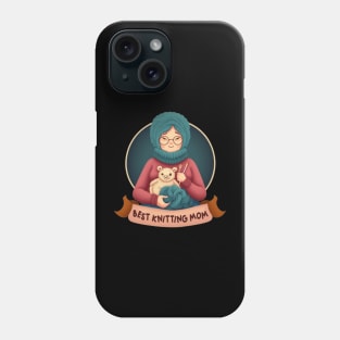 Best Knitting Mom Ever Phone Case