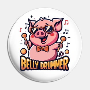 Belly Drummer Pin