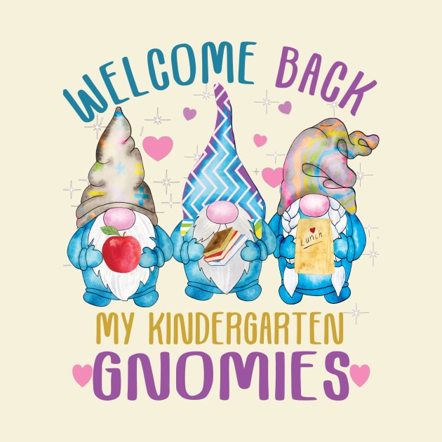 Welcome back my kindergarten Gnomies..Back To school teacher gift by DODG99