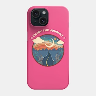 Enjoy the journey Flower child hippy Phone Case