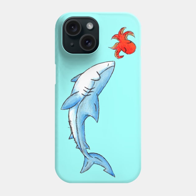 Octo Buddy - Shark Week - Phone Case