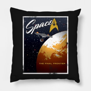 Star Trek - Space The Final Frontier T-Shirt Pillow