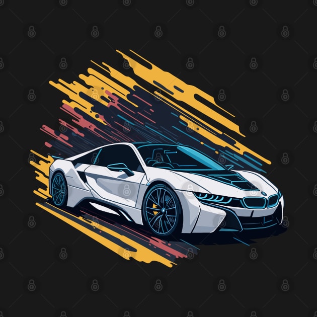 BMW i8 Vintage Car by Cruise Dresses