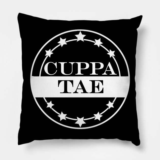 cuppa tae irish cup of tea Pillow by NotComplainingJustAsking