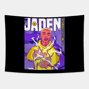 Jaden Feeling Like Goku Tapestry