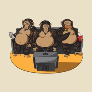 Three Modern Monkeys T-Shirt