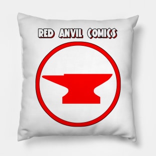 Red Anvil Comics Logo Pillow