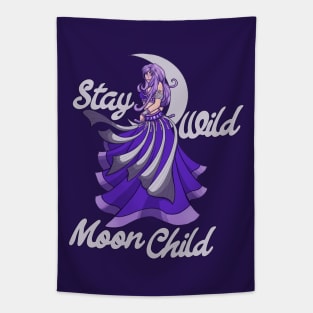 Stay Wild Moon Child Tapestry