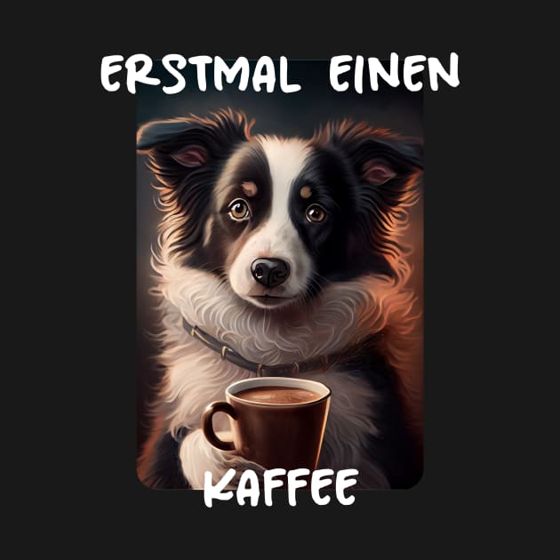 Border Collie - First A Coffee (de) 1 by PD-Store