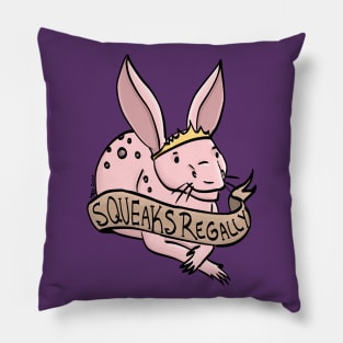 The Nug King (pink) Pillow