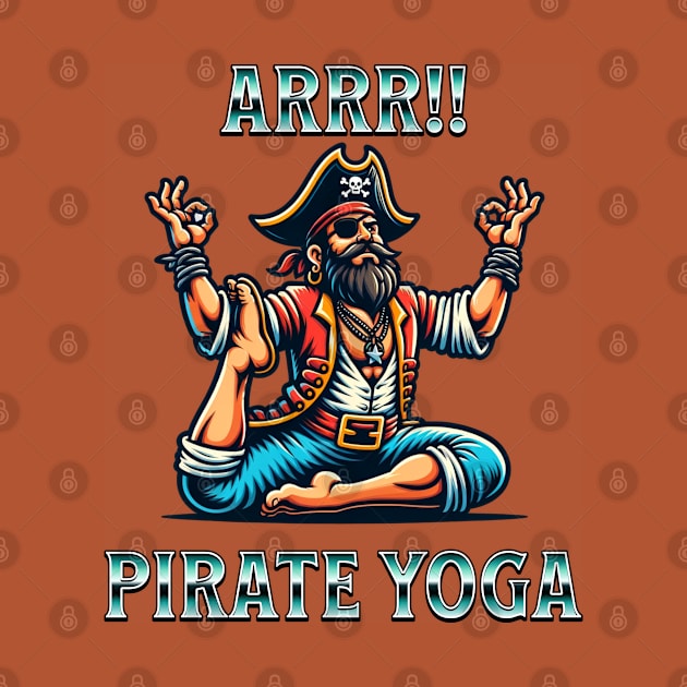 Funny Yoga Funny Pirate by Bootylicious