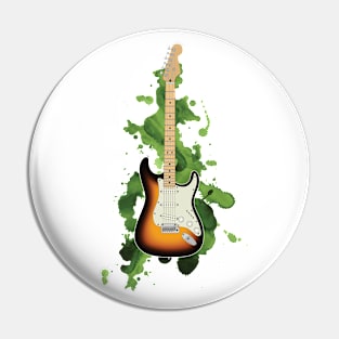 S-Style Electric Guitar Sunburst Color Pin