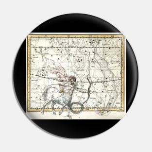 Sagittarius Constellation, Celestial Atlas - Alexander Jamieson Pin