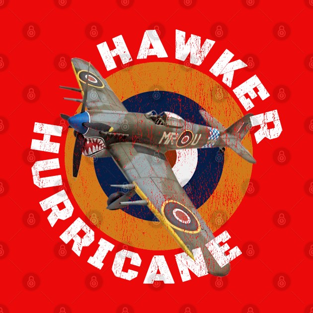 Hawker Hurricane WW2 Warbirds Warplanes by F&L Design Co.