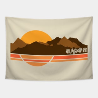 Aspen Retro 70s Tourist Souvenir Tapestry