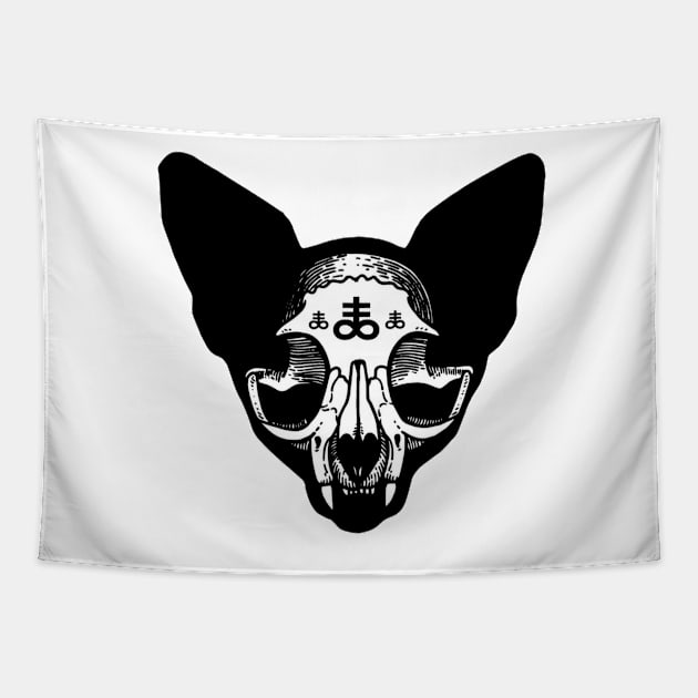 Here Kitty Kitty Tapestry by ShoppeMorbid