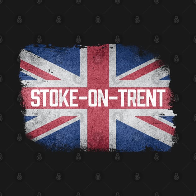 Stoke-On-Trent | British United Kingdom Flag Vintage UK Proud Souvenir by Rixta Tees