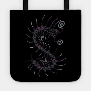 The Darkest Purple Centipede Tote