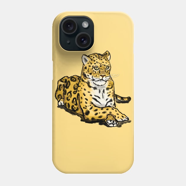 Jaguar (onça pintada) Phone Case by wrsartist