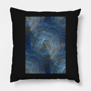 Blue Whirlpool Pillow