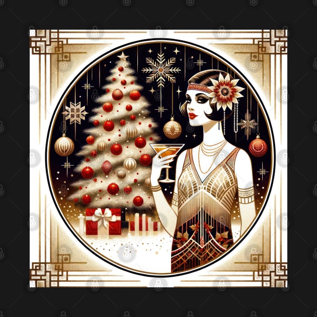 Art Deco Christmas by TooplesArt