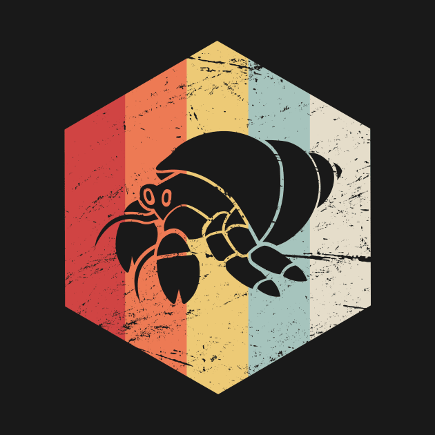 Retro Vintage Hermit Crab Icon by MeatMan