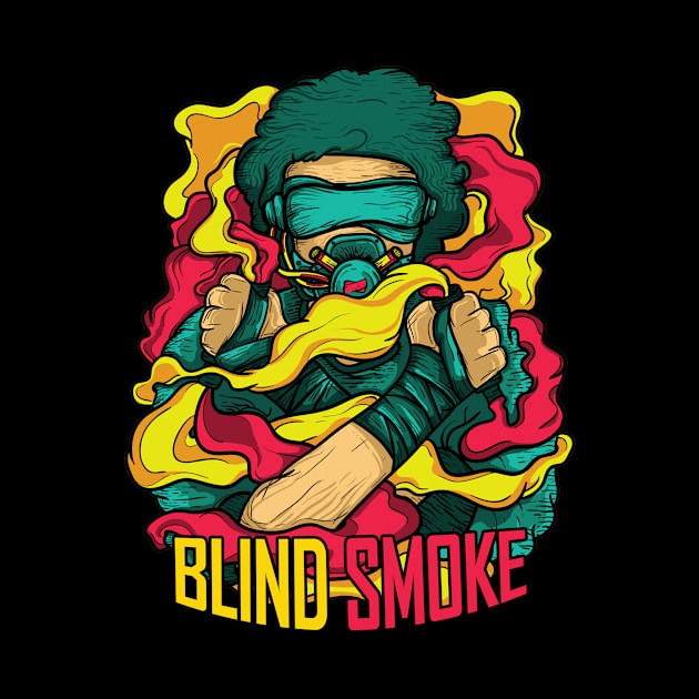 Colorfull Blind Smoke by Pongimaji 1923