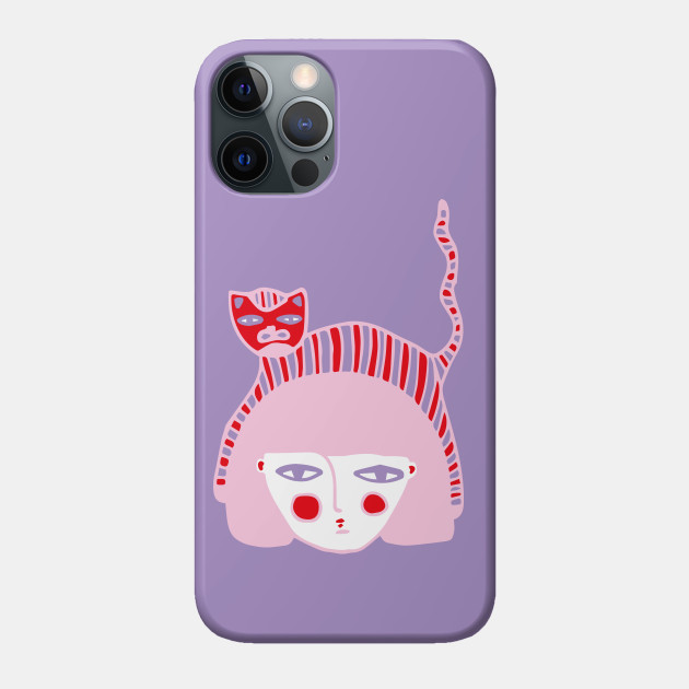 Cat hat - Cat Hat - Phone Case