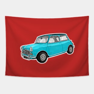 Mini Cooper - Blue Tapestry