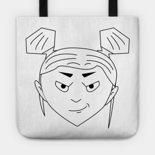 Angry girl Tote