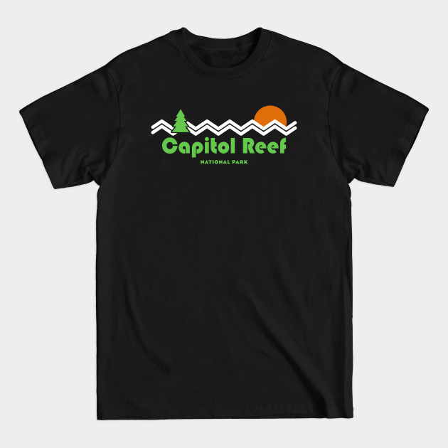 Discover Capitol Reef National Park Retro - Capitol Reef - T-Shirt