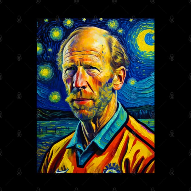 SIR BOBBY in starry night by FUN GOGH