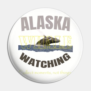 Alaska Whale Watching humpback beluga orca killer whales Pin