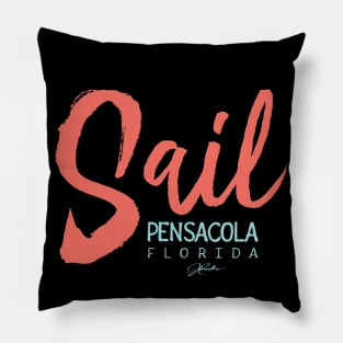 Sail: Pensacola, Florida Pillow