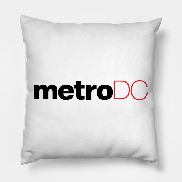 metroDC Pillow by districtNative