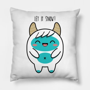 Kawaii Yeti Pillow