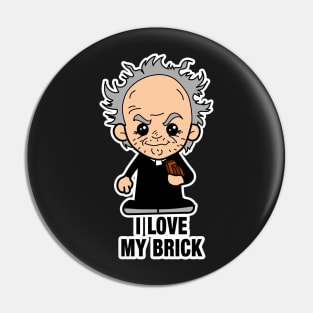 Lil Father Jack - Brick Pin