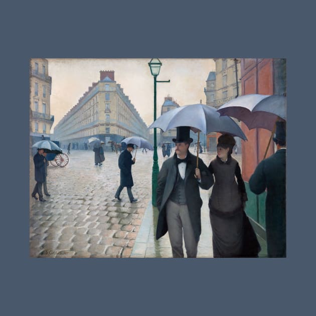 Paris Steet, Rainy Day by Gustave Caillebotte by mike11209